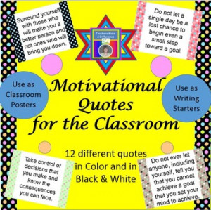 Motivational Classroom Quotes