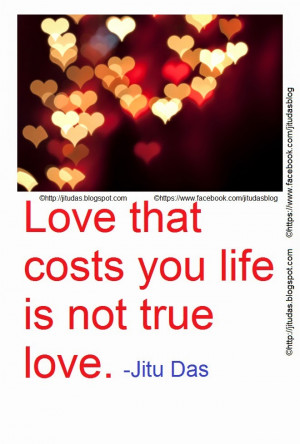 True love & greatness quotes by Jitu Das quotes