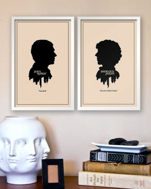 ... Quotes Posters, Quote Posters, Silhouettes Character, Sherlock Holmes