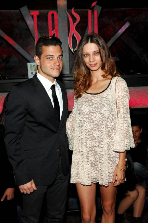 Angela Sarafyan And Rami Malek