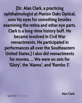 ... over the Southeastern United States.] I also did reenactments for