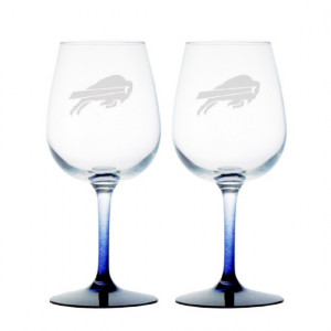 Buffalo Bills NFL 2-pack 12 oz. Wine Glass | Man Cave Kingdom