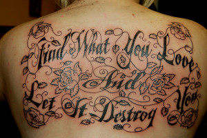 Love Seed Quote Tattoo