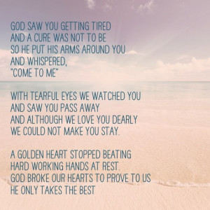 God saw you getting tired: Tattoo Dedication To Mom, Life Quotes, God ...