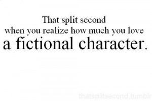 Love for a fictional character