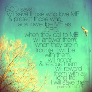 Psalm 91:14-16