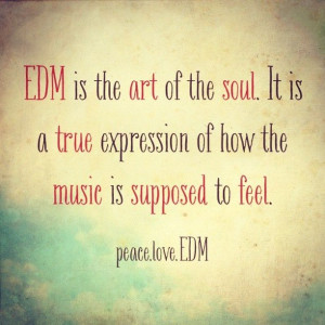 Peace Love EDM http://ElectroThreads.com