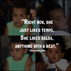 Beyonce quote on blue ivy