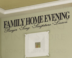 Wall-Decal-Sticker-Quote-Vinyl-Large-Family-Home-Evening-LDS-Mormon ...