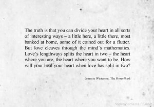 quote-book:Jeanette Winterson, The PowerBook (via helplesslyamazed)You ...