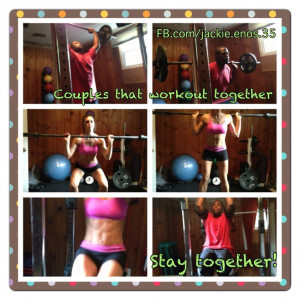 Couples that workout together stay together