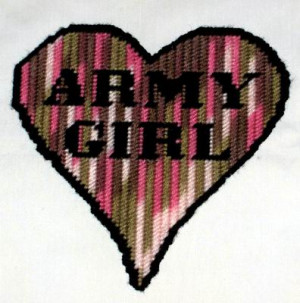 Army Girl Sayings Army girl heart. email $2.00
