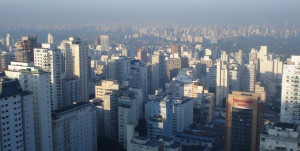View of City of Sao Paulo, Brazil in May 2009