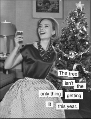 Vintage Housewife Getting in the spirit of the holidays for Christmas