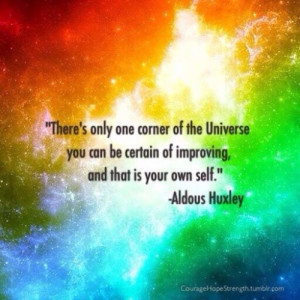 ... notes #aldous huxley #positivity #inspiration #courage #hope #strength