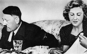 Hitler and his mistress Eva Braun. It has been claimed the dictator ...