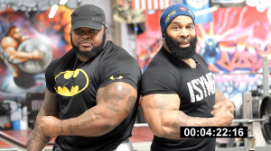 ... dropped some bonus footage of his workout with Da Hulk. 24 Inch Arms
