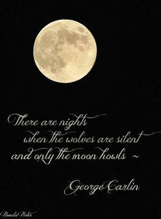 Moon quote by George Carlin #quote #text #moon More