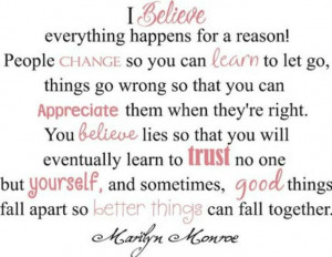 What I Believe, by Marilyn Monroe