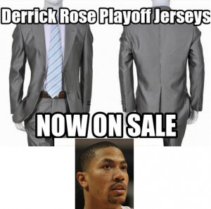 Derrick Rose Playoff Jerseys
