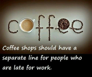 Coffee shop lines