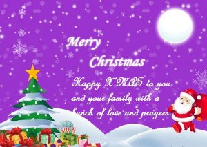 ... wishing the best Christmas of your lives. Merry Christmas to all