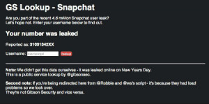 Snapchat Website Screenshot