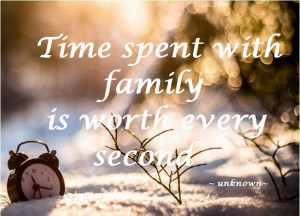 Pondering and Time With Family Plans~