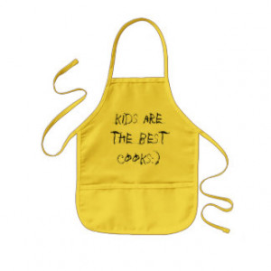 Kids are the best cooks:) Kids Apron