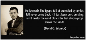 More David O. Selznick Quotes