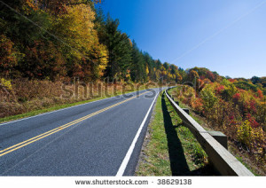 Fall Colors In The Smoky Mountains National Park Stock Photo 38629138
