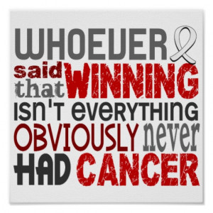 Whoever Said Lung Cancer Posters