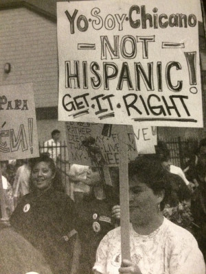 Yo Soy Chicano Not Hispanic! Get It Right (August 25, 1990)