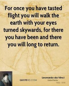 leonardo da vinci flying quote | Leonardo da Vinci Quotes | QuoteHD