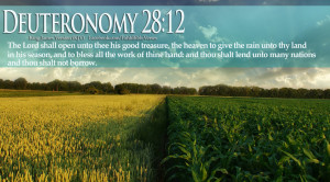 Bible Verses On Blessings Deuteronomy 28-12 Spring Landscape HD ...