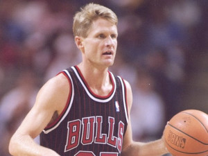 He punched Bulls teammate Steve Kerr in the face during a scrimmage
