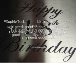 Happy 18th Birthday Quotes For Daughter 18th birthday quotes