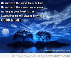 Good Night Sweet Dreams Quotes and Sayings