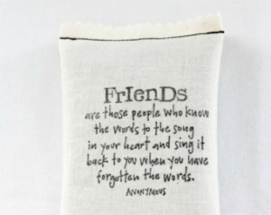 Quote Lavender Sachet, Best Friend Shower Hostess Gift Sentimental ...