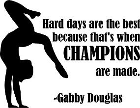 Gymnastics Quotes - Amazon.com - Gabby Douglas Gymnastic Quote ...