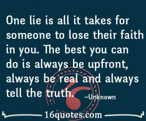 tell the truth quotes