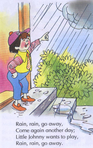 RAIN RAIN GO AWAY CHILDRENS ENGLISH POEMS COLLECTION