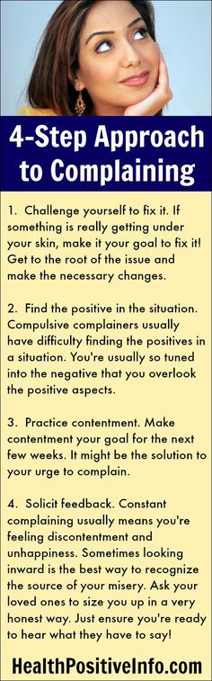 Transform Your Life With This 4-Step Approach to Complaining http ...