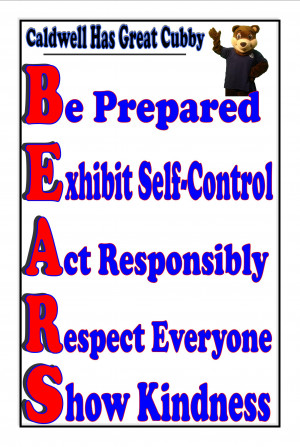 School Wide Expectations - Caldwell Has Great Cubby B.E.A.R.S
