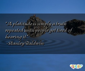 Platitude Quotes