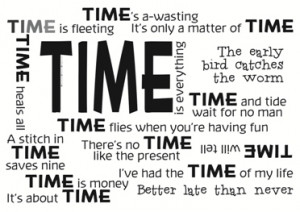 time proverbs poster time is fleeting time and tide wait for no man ...