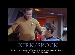 Spirk Kirk/Spock Tribble