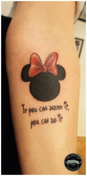 Disney Quote Tattoos Walt disney quote