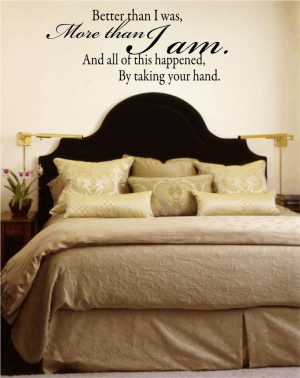 Wall Decal Quote Better Than I Was More than I Am Vinyl Wall Decal for ...