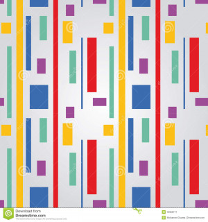Vector Colors Lines And Squares Seamless Pattern.